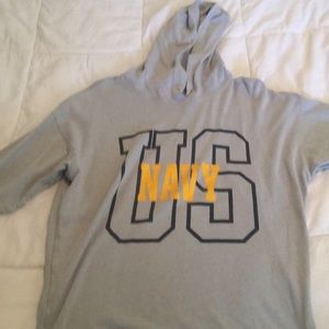 Pink Victoria’s Secret XS oversized Navy hoodie